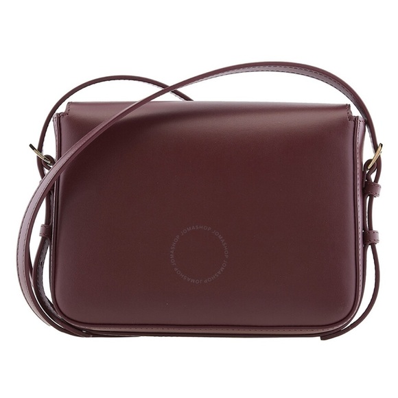 NWT BURBERRY Grace Oxblood Leather Small Crossbody Bag - Picture 5 of 8